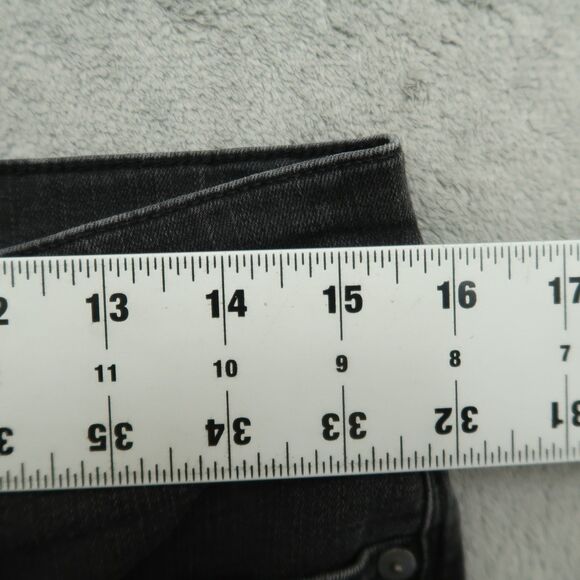 Madewell Jeans Womens Size 31 Gray 9" High-Rise Skinny Denim 27" Inseam  Stretch - Picture 3 of 16